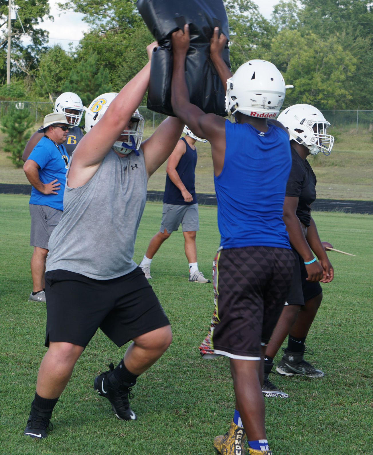 Beauregard football practice